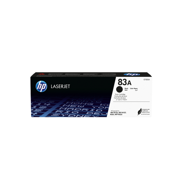 HP 83A Black Original LaserJet Toner Cartridge (CF283A)