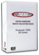SEM 130A Shredder Bag - 640SB130A (50/Case)