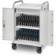 Bretford MDMLAP20NR-90D Link L Charging Cart for 20 Devices, w/Rear Doors, w/90º outlets
