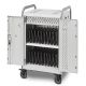 Bretford MDMLAP30-90D Pulse L Charging Cart for 30 Devices, w/Rear Doors, w/90º outlets