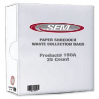 SEM 190A Shredder Waste Bags (25 Bags)