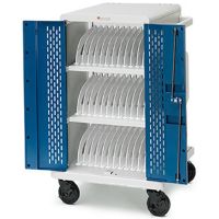 Bretford CORE24MSBP-CTTZ Core MS Charging Cart AC for up to 24 devices w/Back Panel