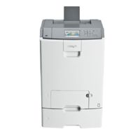 Lexmark C748DTE Color Laser Printer : C748 w/ Duplex, Dual Trays & Touch Screen - C-748DTE