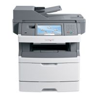 Lexmark X466dte MonoChrome Multifunction Printer : X466 W/ Duplex, Dual Tray & Touch Screen - X-466dte