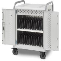 Bretford MDMLAP20-90D Pulse L Charging Cart for 20 Devices, w/Rear Doors, w/90º outlets
