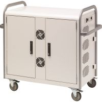 Bretford MDMLAP32NR-CTAL Link L Charging Cart for 32 Devices, w/Rear Doors