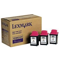 Lexmark 15M0101 Color Ink Cartridge 3-Pack (470 Pages)