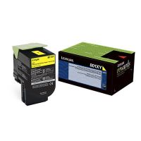 Lexmark 80C1XY0 Yellow Toner Cartridge (4k Pages)