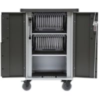 Bretford T30CD-P-AC-US EVER Charging Cart AC for up to 30 devices, w/270° front doors, w/Back Panel