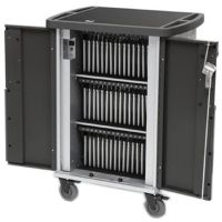 Bretford T45CB-P-AC-US EVER Charging Cart AC for up to 45 devices, w/180° front doors, w/Rear Door