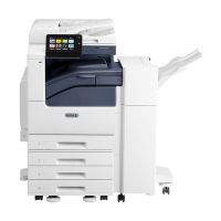 Xerox VersaLink C7025 Printer : 110 Sheet DADF, Duplex, 4-520 Sheet Trays, 100 Sheet Bypass Tray, Center Tray, Fax, Finisher